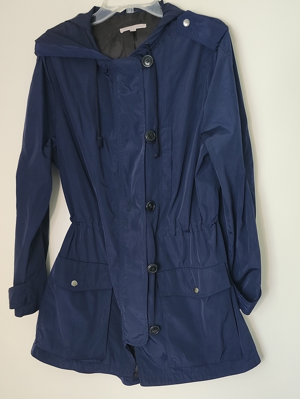 GAP Trenchcoat Full Zip with Buttons Pockets Lined Rain Jacket Retro Y2K
